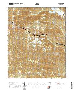 Lilesville 2019 topographic map thumbnail
