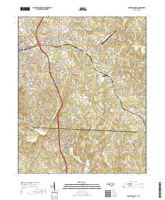 Lincolnton East 2019 topographic map thumbnail