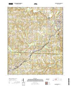 Lincolnton West 2019 topographic map thumbnail