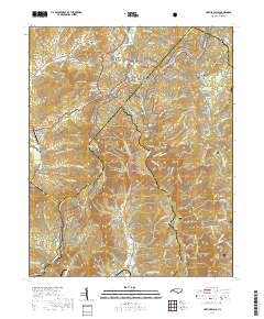 Linville Falls 2019 topographic map thumbnail