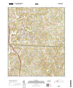 Maiden 2019 topographic map thumbnail