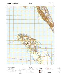 Manteo 2019 topographic map thumbnail