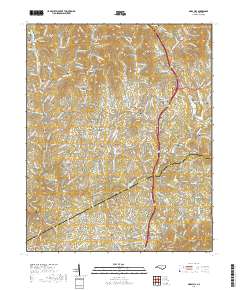 Mars Hill 2019 topographic map thumbnail