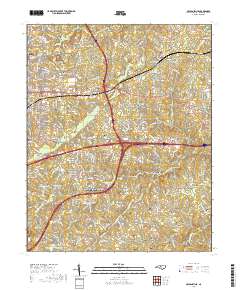 McLeansville 2019 topographic map thumbnail