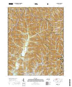 Montreat 2019 topographic map thumbnail