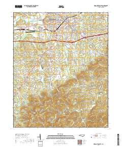 Morganton South 2019 topographic map thumbnail