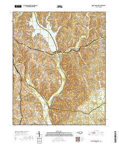 Mount Gilead West 2019 topographic map thumbnail