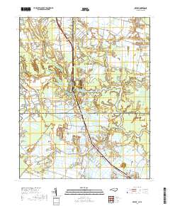 Moyock 2019 topographic map thumbnail