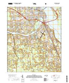 New Bern 2019 topographic map thumbnail