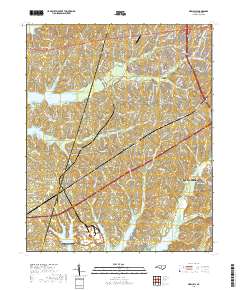 New Hill 2019 topographic map thumbnail