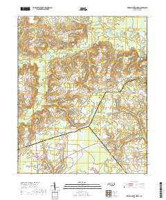 Newton Grove North 2019 topographic map thumbnail