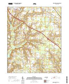 Newton Grove South 2019 topographic map thumbnail