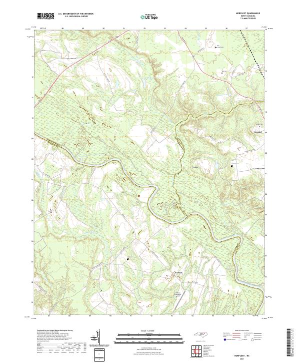 Norfleet 2021 topographic map thumbnail