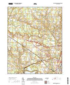 Northwest Goldsboro 2019 topographic map thumbnail