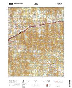 Oteen 2019 topographic map thumbnail