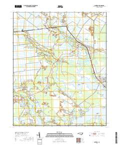 Pantego 2019 topographic map thumbnail