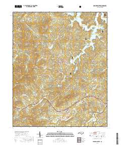 Persimmon Creek 2019 topographic map thumbnail