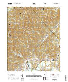 Pisgah Forest 2019 topographic map thumbnail