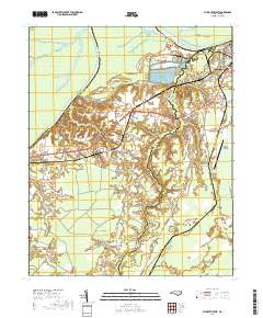 Plymouth West 2019 topographic map thumbnail