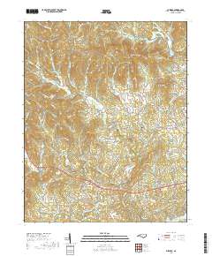 Purlear 2019 topographic map thumbnail