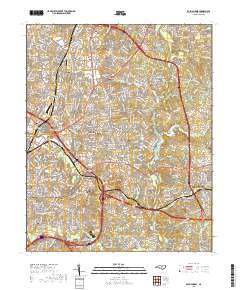Raleigh East 2019 topographic map thumbnail
