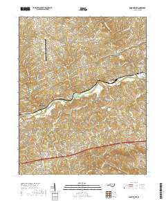 Roaring River 2019 topographic map thumbnail