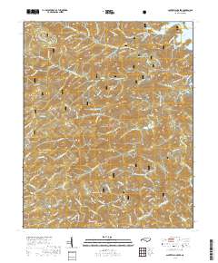 Santeetlah Creek 2019 topographic map thumbnail