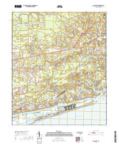 Shallotte 2019 topographic map thumbnail