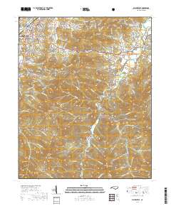 Waynesville 2019 topographic map thumbnail