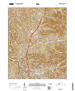 Weaverville 2019 topographic map thumbnail