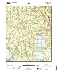 White Lake 2019 topographic map thumbnail