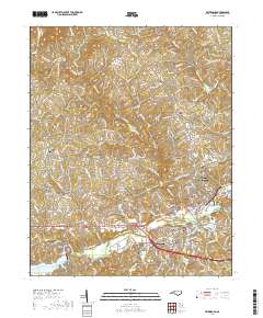 Wilkesboro 2019 topographic map thumbnail