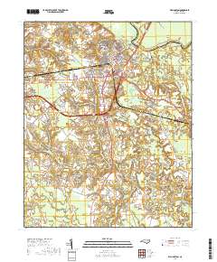 Williamston 2019 topographic map thumbnail