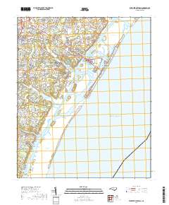 Wrightsville Beach 2019 topographic map thumbnail