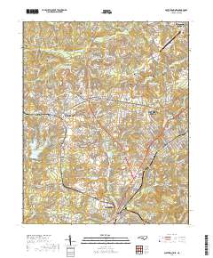 Southern Pines 2019 topographic map thumbnail