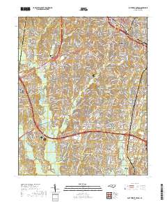 Southwest Durham 2019 topographic map thumbnail