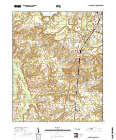 Southwest Goldsboro 2019 topographic map thumbnail