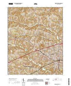 Statesville West 2019 topographic map thumbnail