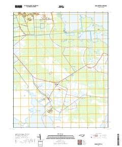 Swanquarter 2019 topographic map thumbnail