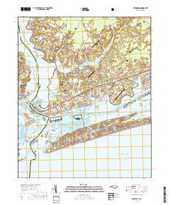 Swansboro 2019 topographic map thumbnail