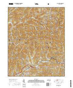 Sylva North 2019 topographic map thumbnail