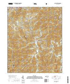 Sylva South 2019 topographic map thumbnail