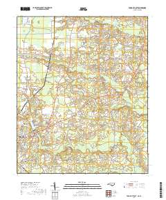 Tabor City East 2019 topographic map thumbnail