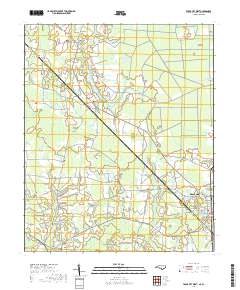Tabor City West 2019 topographic map thumbnail