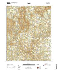 Traphill 2019 topographic map thumbnail