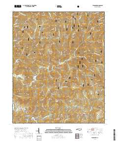 Tuckasegee 2019 topographic map thumbnail