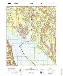 Upper Broad Creek 2019 topographic map thumbnail