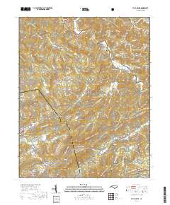 Valle Crucis 2019 topographic map thumbnail