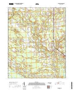 Vanceboro 2019 topographic map thumbnail