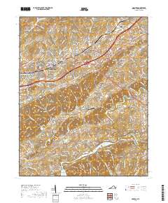 Abingdon 2019 topographic map thumbnail